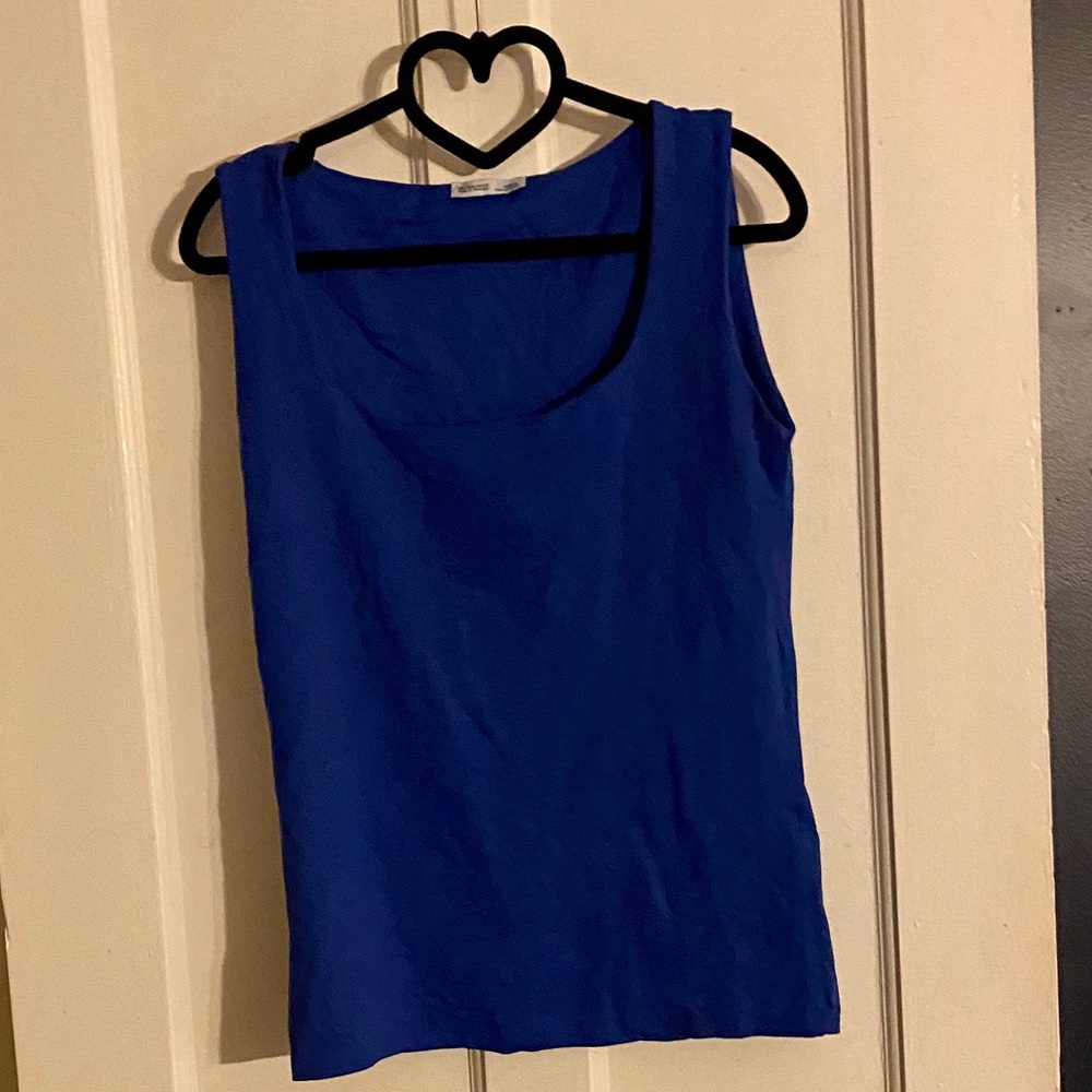 Zara blue tank